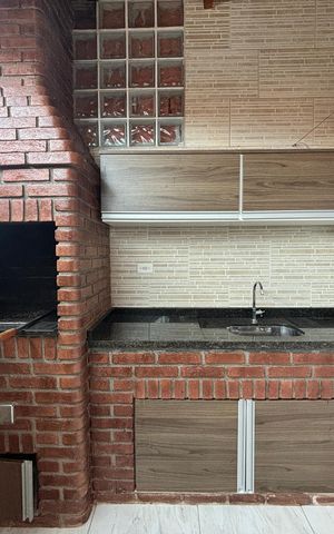Casa de condomínio para alugar com 100m², 3 quartos e 2 vagasÁrea gourmet