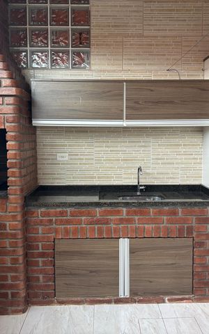 Casa de condomínio para alugar com 100m², 3 quartos e 2 vagasÁrea gourmet