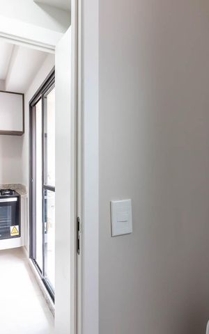 Apartamento para alugar com 25m², 1 quarto e sem vaga Apartamento para alugar com 25m², 1 quarto e sem vagaBanheiro da Suíte