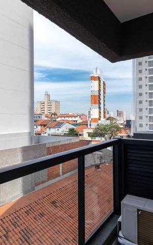 Apartamento para alugar com 25m², 1 quarto e sem vaga Apartamento para alugar com 25m², 1 quarto e sem vagaVaranda e Área de Serviço