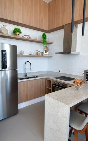 Studio à venda com 46m², 1 quarto e 1 vagaÁrea comum - Salão de festas