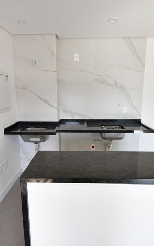 Studio à venda com 46m², 1 quarto e 1 vagaCozinha