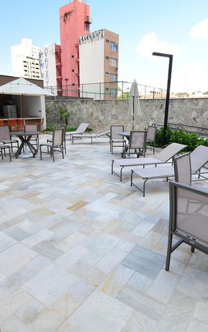 Studio à venda com 46m², 1 quarto e 1 vagaÁrea comum