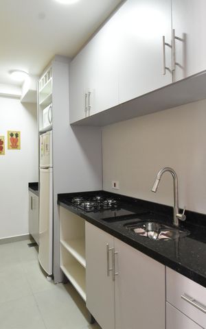 Apartamento para alugar com 33m², 1 quarto e sem vagaCozinha do Studio