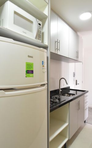 Apartamento para alugar com 33m², 1 quarto e sem vagaCozinha do Studio