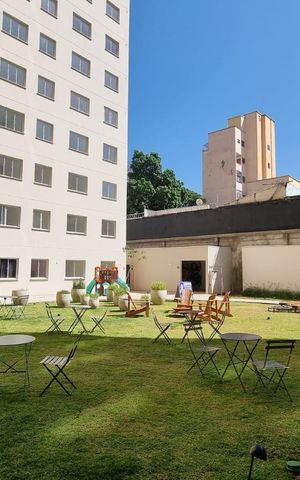 Apartamento para alugar com 25m², 1 quarto e sem vaga
