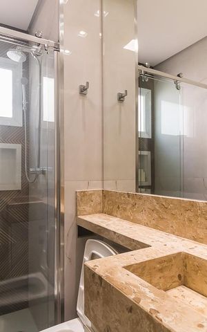 Apartamento para alugar com 70m², 3 quartos e 2 vagas Apartamento para alugar com 70m², 3 quartos e 2 vagasBanheiro