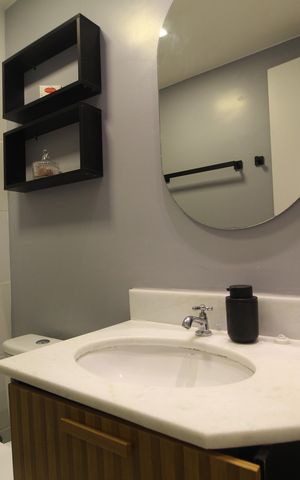 Apartamento para alugar com 57m², 2 quartos e 1 vagaBanheiro Social