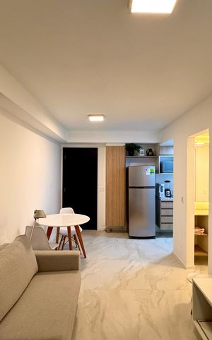 Apartamento à venda com 65m², 1 quarto e sem vaga