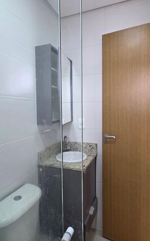 Apartamento para alugar com 62m², 2 quartos e 2 vagas Apartamento para alugar com 62m², 2 quartos e 2 vagasBanheiro da Suíte 1