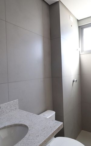 Apartamento para alugar com 77m², 2 quartos e 1 vagaBanheiro do Quarto 2 e Social