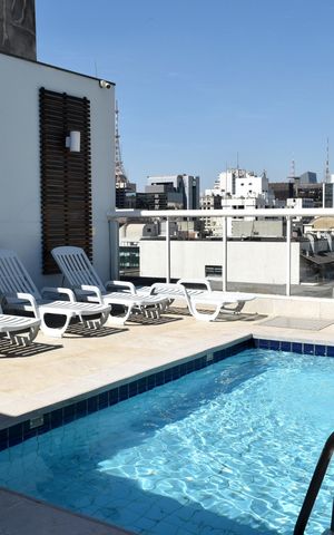 Apartamento à venda com 40m², 1 quarto e 1 vagaPiscina