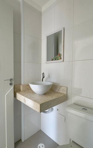 Apartamento à venda com 57m², 2 quartos e 1 vaga Apartamento à venda com 57m², 2 quartos e 1 vagaBanheiro 2