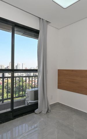 Studio para alugar com 26m², 1 quarto e sem vagaQuarto
