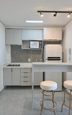 Studio para alugar com 26m², 1 quarto e sem vagaCozinha