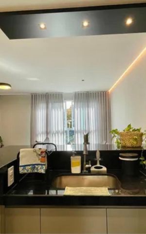 Apartamento à venda com 72m², 2 quartos e 2 vagas Apartamento à venda com 72m², 2 quartos e 2 vagasCozinha e Área de Serviço