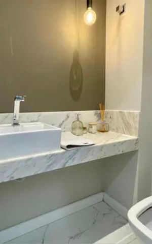 Apartamento à venda com 72m², 2 quartos e 2 vagas Apartamento à venda com 72m², 2 quartos e 2 vagasBanheiro Social