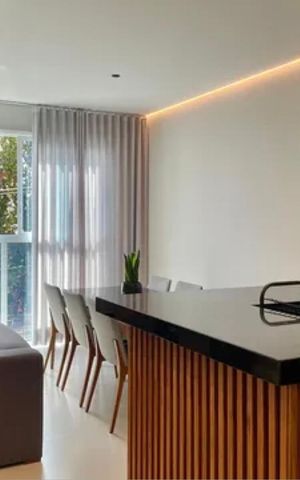 Apartamento à venda com 72m², 2 quartos e 2 vagas Apartamento à venda com 72m², 2 quartos e 2 vagasCozinha e Área de Serviço