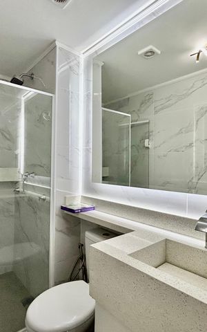 Apartamento para alugar com 44m², 2 quartos e 1 vaga Apartamento para alugar com 44m², 2 quartos e 1 vagaBanheiro
