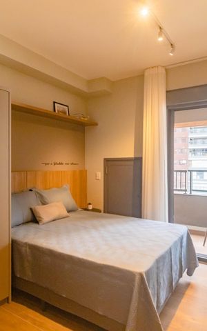 Studio à venda com 27m², 1 quarto e sem vaga