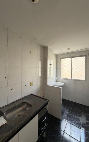 Apartamento à venda com 48m², 2 quartos e 1 vagaCozinha e Área de Serviço