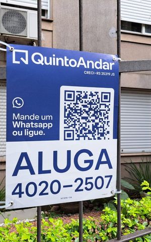 Apartamento para alugar com 97m², 2 quartos e 1 vagaPlaca na Fachada