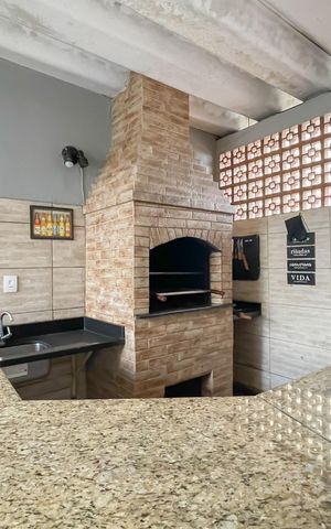 Apartamento para alugar com 55m², 1 quarto e 1 vaga Apartamento para alugar com 55m², 1 quarto e 1 vagaÁrea comum - Churrasqueira