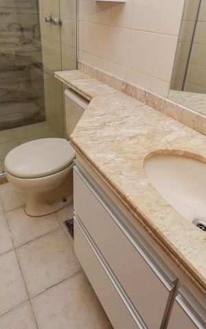 Apartamento à venda com 100m², 3 quartos e 2 vagas Apartamento à venda com 100m², 3 quartos e 2 vagasBanheiro Suíte