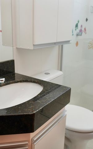 Apartamento para alugar com 88m², 3 quartos e 2 vagas Apartamento para alugar com 88m², 3 quartos e 2 vagasBanheiro Social