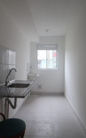 Apartamento para alugar com 44m², 2 quartos e 1 vagaCozinha e Área de Serviço