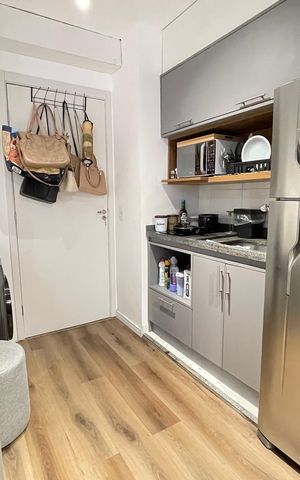 Studio para alugar com 25m², 1 quarto e sem vaga Studio para alugar com 25m², 1 quarto e sem vagaCozinha