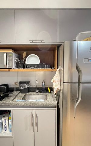 Studio para alugar com 25m², 1 quarto e sem vaga Studio para alugar com 25m², 1 quarto e sem vagaCozinha