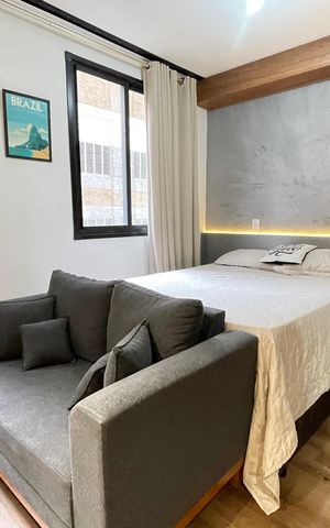 Studio para alugar com 25m², 1 quarto e sem vaga Studio para alugar com 25m², 1 quarto e sem vagaStudio