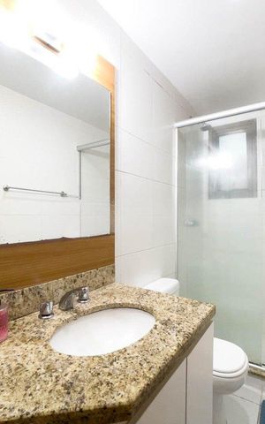 Apartamento para alugar com 90m², 3 quartos e 1 vaga Apartamento para alugar com 90m², 3 quartos e 1 vagaBanheiro