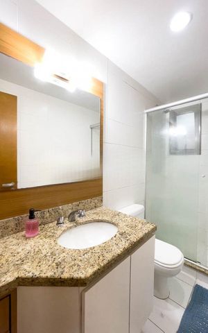Apartamento para alugar com 90m², 3 quartos e 1 vaga Apartamento para alugar com 90m², 3 quartos e 1 vagaBanheiro