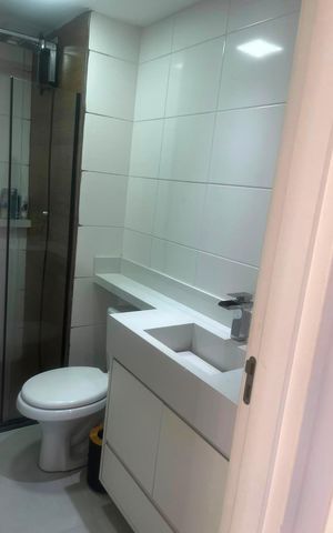 Apartamento para alugar com 37m², 2 quartos e sem vaga Apartamento para alugar com 37m², 2 quartos e sem vagaBanheiro