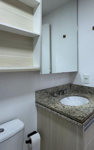 Apartamento para alugar com 42m², 1 quarto e 1 vaga Apartamento para alugar com 42m², 1 quarto e 1 vagaBanheiro - Suíte