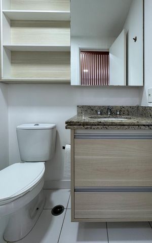 Apartamento para alugar com 42m², 1 quarto e 1 vaga Apartamento para alugar com 42m², 1 quarto e 1 vagaBanheiro - Suíte