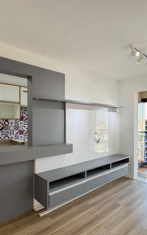 Apartamento para alugar com 42m², 1 quarto e 1 vaga Apartamento para alugar com 42m², 1 quarto e 1 vagaSala