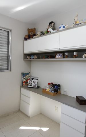 Apartamento à venda com 185m², 4 quartos e 2 vagasQuarto 3
