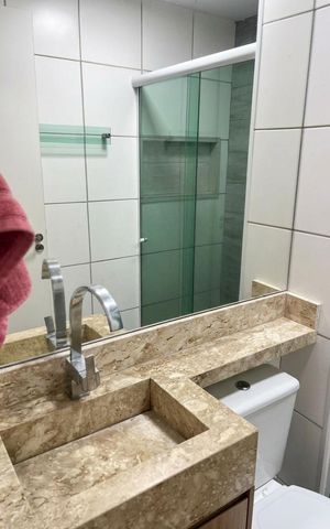 Apartamento para alugar com 65m², 2 quartos e 1 vaga Apartamento para alugar com 65m², 2 quartos e 1 vagaBanheiro