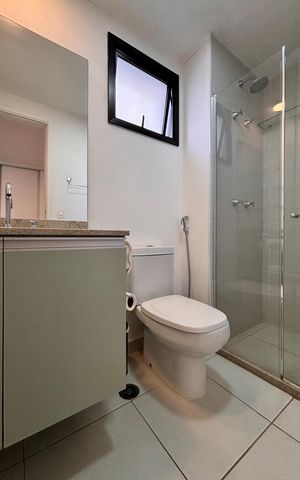 Studio à venda com 33m², 1 quarto e 1 vaga Studio à venda com 33m², 1 quarto e 1 vagaBanheiro
