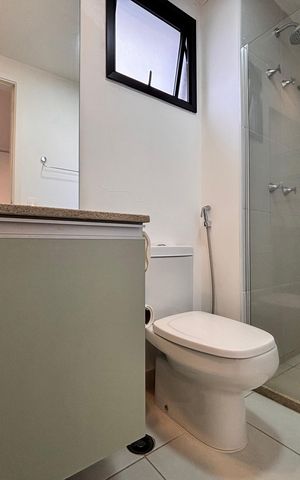 Studio à venda com 33m², 1 quarto e 1 vaga Studio à venda com 33m², 1 quarto e 1 vagaBanheiro