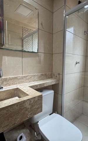 Apartamento à venda com 57m², 3 quartos e 1 vaga Apartamento à venda com 57m², 3 quartos e 1 vagaBanheiro