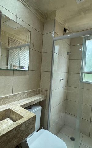 Apartamento à venda com 57m², 3 quartos e 1 vaga Apartamento à venda com 57m², 3 quartos e 1 vagaBanheiro