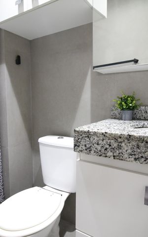 Apartamento à venda com 136m², 3 quartos e 2 vagasBanheiro da Suíte 2