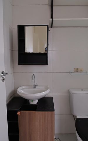 Apartamento para alugar com 29m², 1 quarto e sem vagaBanheiro