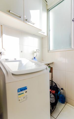 Apartamento à venda com 44m², 2 quartos e 1 vagaCozinha e Área de Serviço