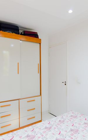 Apartamento à venda com 44m², 2 quartos e 1 vagaQuarto 2