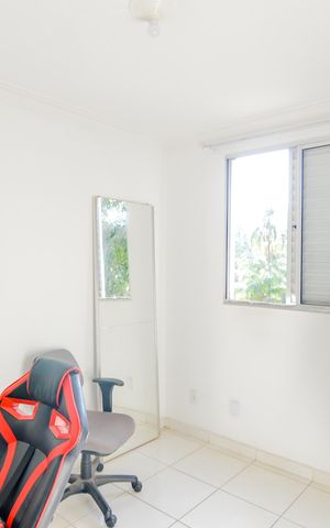 Apartamento à venda com 44m², 2 quartos e 1 vagaQuarto 1